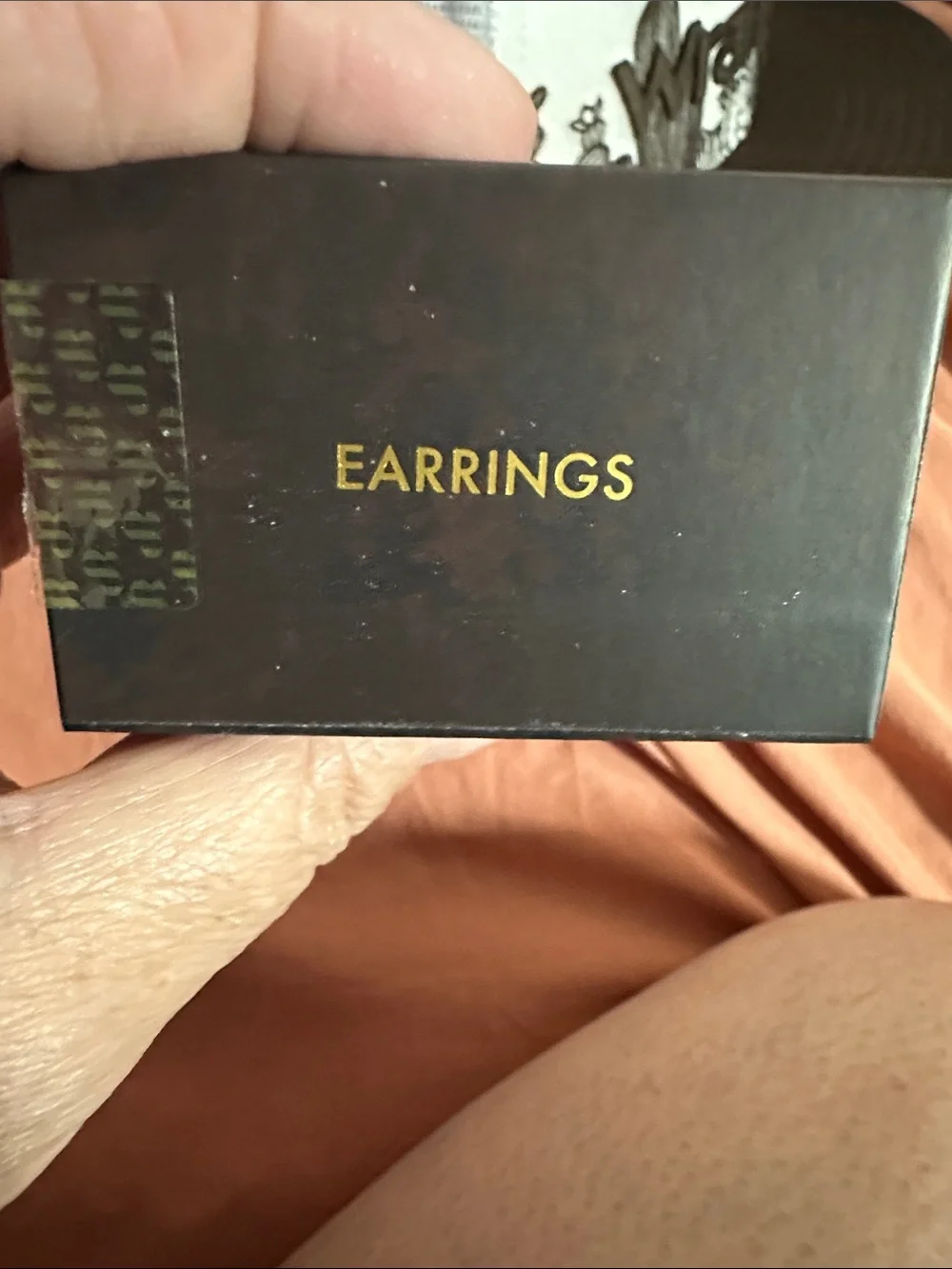 bp Gold Tassel Earrings with Turquoise Stones